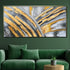 Radiance in Motion Hand painted Wall Paintings abstract & Wall Decoration Items (With outer Floater Frame) - Medium (56 x 28 Inches)